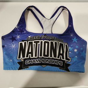 Cheer Sports top and shorts